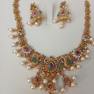 Premium South Indian Temple Jewellery Set - Article 2