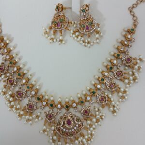 Exquisite Peacock Guttapusalu Heritage Necklace & Earring Set - Article 5