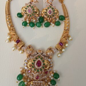 Premium South Indian Temple Jewellery Set - Article 1