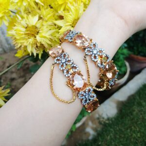 Champagne Radiance Gold-Plated Openable Bangles - Article 16