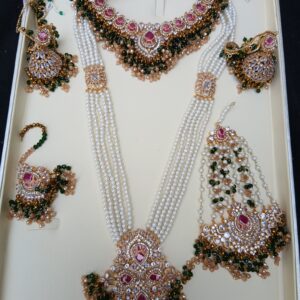 Regal Multi-Strand Gold-Plated Mala with Grand Artisan Pendant - Article 1