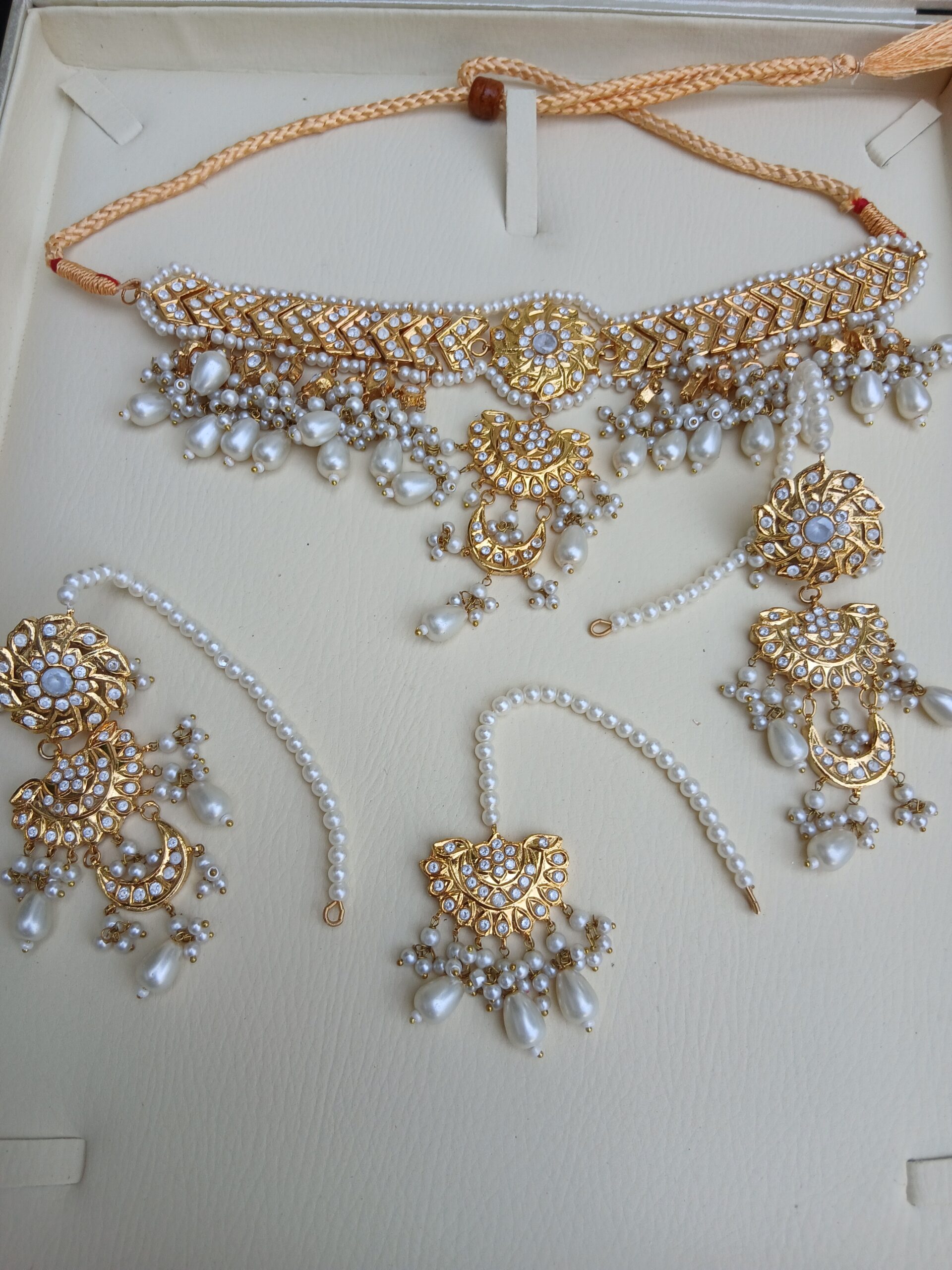 Heritage Gold-Plated Thappa Kundan Choker Suite - Article 11