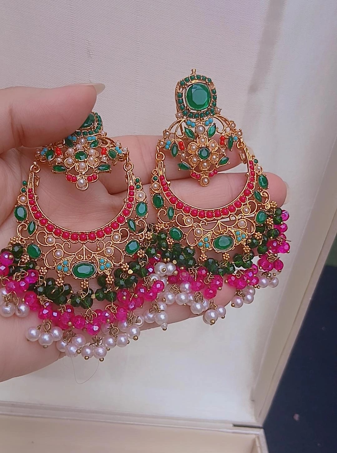 Emerald Heritage Chandbali Collection — Article A13