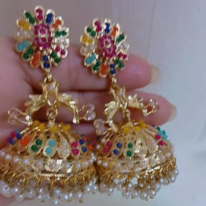 Artisan Rainbow Heritage Jhumkis — Article A17