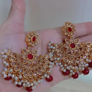 Royal Ruby Bloom Chandbalis — Article A18