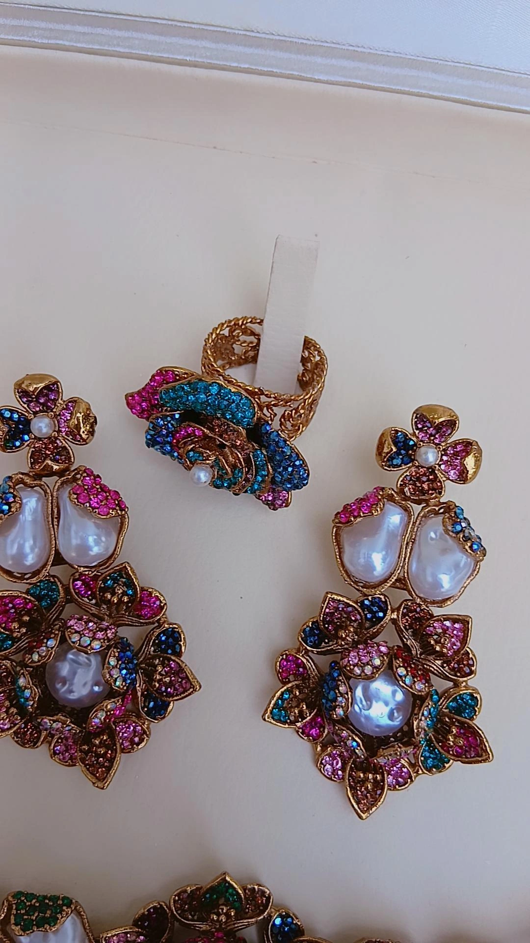 Luxe Turkish Floral Mosaic Choker & Earring Set - Article 4 - Image 3