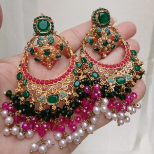 Emerald Heritage Chandbali Collection — Article A4
