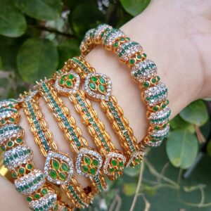 Emerald Jarao Heritage Bangle Set — Article 53