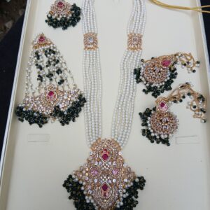Royal Emerald & Ruby Heritage Mala Bridal Suite - Article 7