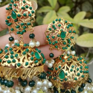 Emerald Radiance Jhumki & Teeka Set — Article 7